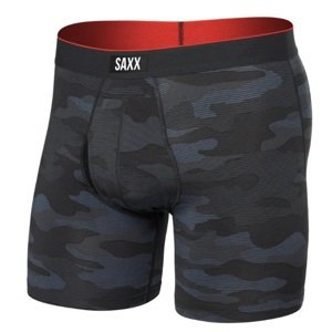 Saxx MULTI-SPORT MESH BOXER BRIEF FLY remote camo-faded black Velikost: M boxerky