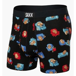 Saxx ULTRA SSOFT BB FLY couch potato-black Velikost: L boxerky