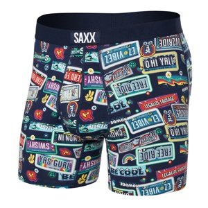 Saxx ULTRA SSOFT BB FLY vanity plates-maritime Velikost: XL boxerky