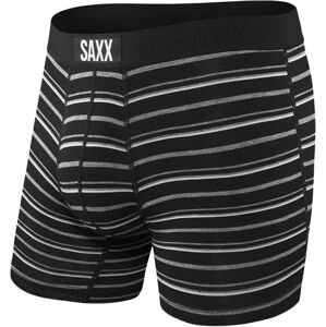 Saxx VIBE XTRA BOXER BRIEF FLY black coast stripe Velikost: S pánské boxerky