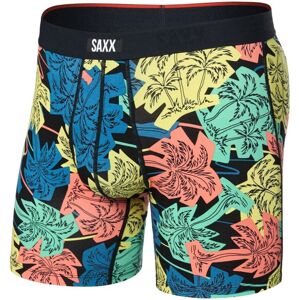 Saxx VIBE XTRA BOXER BRIEF FLY palm fun-black Velikost: L pánské boxerky