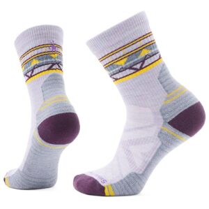 Smartwool W HIKE LIGHT CUSHION ZIG ZAG VL MD CR SC purple eclipse Velikost: S ponožky