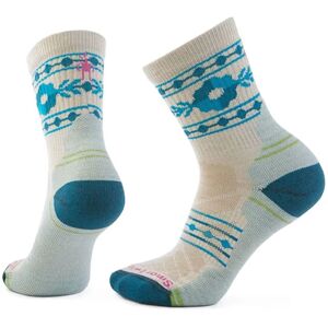 Smartwool W HIKE LIGHT CUSHION RETRO FLRL MD CR SC moonbeam Velikost: S ponožky