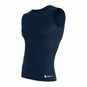 SENSOR COOLMAX AIR pánské triko bez rukávů deep blue Velikost: S 8592837078595