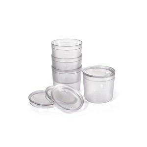 Light My Fire Tumbler with snap lid short 4-pack transparent 7331423015153