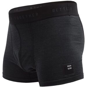 SENSOR MERINO CORDURA pánské trenky černá Velikost: M trenky