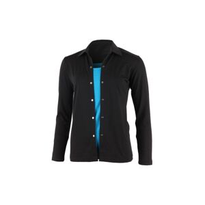 Lasting dámská merino košile AMANDA 9090 černá Velikost: S 8596445009750