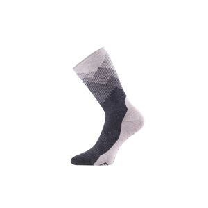 Lasting merino ponožky FWN 816 šedé Velikost: (46-49) XL ponožky