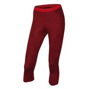 Husky Termoprádlo Winter Active Dámské 3/4 kalhoty tm. cihlová Velikost: XL