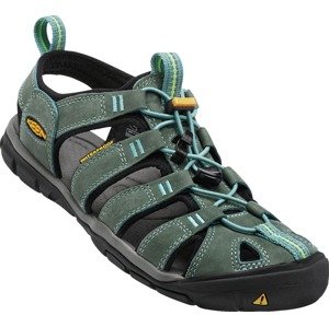Keen CLEARWATER CNX LEATHER WOMEN mineral blue/yellow Velikost: 38 887194631667 dámské sandály