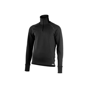 Lasting LEO 9099 černá vlněná merino mikina Velikost: XXL