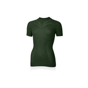 Lasting dámské merino triko MALBA 6160 zelené Velikost: S/M 8596445045598