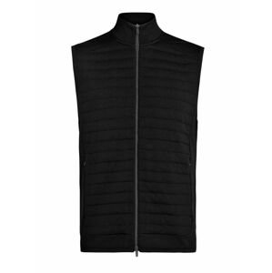 pánská merino vesta ICEBREAKER Mens ZoneKnit Insulated Vest, Black velikost: L