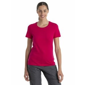 ICEBREAKER Wmns Central Classic SS Tee, Electron Pink velikost: L