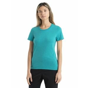 ICEBREAKER Wmns Central Classic SS Tee, Flux Green velikost: L