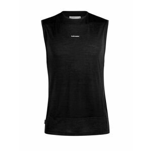 pánské merino tílko ICEBREAKER Mens ZoneKnit Tank, Black velikost: S