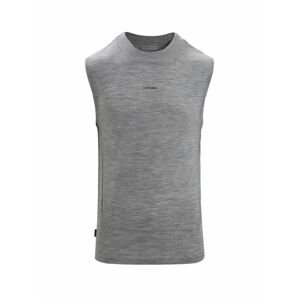 ICEBREAKER Mens ZoneKnit™ Tank, Metro Heather velikost: L