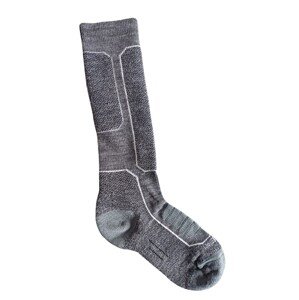 dětské ponožky ICEBREAKER Kids Ski+ Medium OTC, Gritstone HTHR/Black/White velikost: M