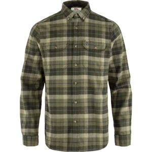 FJÄLLRÄVEN Singi Heavy Flannel Shirt M, Green-Deep Forest (vzorek) velikost: M