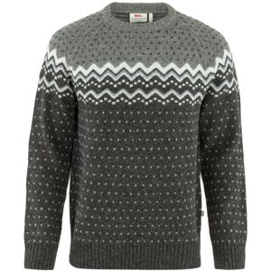 FJÄLLRÄVEN Övik Knit Sweater M, Dark Grey-Grey (vzorek) velikost: M