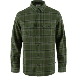 FJÄLLRÄVEN Övik Heavy Flannel Shirt M, Deep Forest-Laurel Green (vzorek) velikost: M