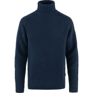 FJÄLLRÄVEN Övik Roller Neck Sweater M, Dark Navy (vzorek) velikost: M