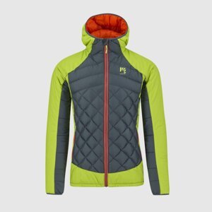 KARPOS M Lastei Active Pl. Jacket, Dark Slate/Lime Green velikost: S