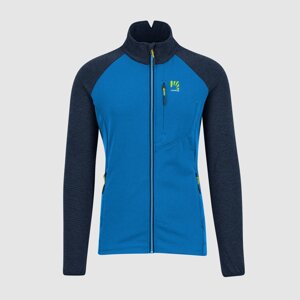 KARPOS M Pizz. Evo Full Zip Fleece, Indigo Bunting/Outer Space velikost: S