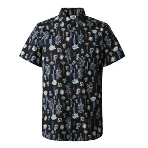 THE NORTH FACE M S/S Baytrail Pattern Shirt, Super Sonic Blue Cactus Study Print velikost: M