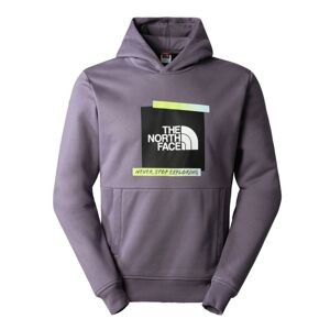 THE NORTH FACE M Es Graphic Hoodie, Lunar Slate velikost: M