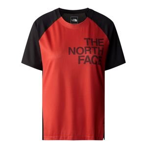 Dámské triko krátký rukáv THE NORTH FACE W Trailjammer S/S Tee, Auburn Glaze/TNF Black velikost: M