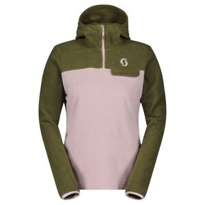 Dámská mikina SCOTT Pullover W's Defined Original Fleece, Fir Green/Cloud Pink (vzorek) velikost: M