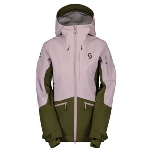 Dámská bunda SCOTT Jacket W's Vertic 3L, Cloud Pink/Fir Green (vzorek) velikost: M