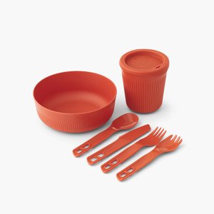 Sada nádobí Sea to Summit Passage Dinnerware Set -  6 kusů barva: oranžová