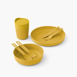 Sada nádobí Sea to Summit Passage Dinnerware Set -  7 kusů barva: žluta
