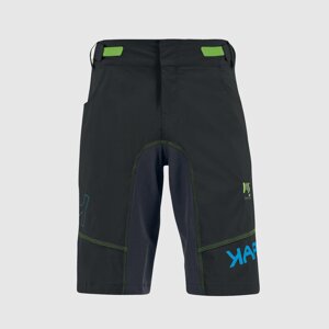KARPOS M Ballistic Evo Shorts, Black/Ombre Blue/Green Fluo (vzorek) velikost: L