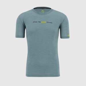 KARPOS M Coppolo Merino T-Shirt, Smoke Blue (vzorek) velikost: L