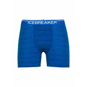 pánské boxerky ICEBREAKER Mens Anatomica Boxers, Lazurite/Midnight Navy/Aop velikost: S