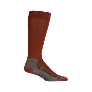 dámské merino ponožky ICEBREAKER Wmns Ski+ Ultralight OTC, Espresso/Arctic Tl/Blk velikost: L
