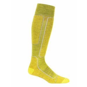pánské ponožky ICEBREAKER Mens Ski+ Light OTC, Shine/Ether/Silent Gold velikost: XL