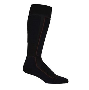 pánské merino ponožky ICEBREAKER Mens Ski+ Medium OTC, Black/Royal Navy/Espresso velikost: L