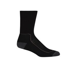 dámské merino ponožky ICEBREAKER Wmns Hike+ Medium Crew, Black/Monsoon/Mink velikost: S