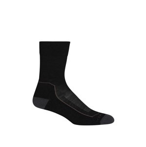dámské merino ponožky ICEBREAKER Wmns Hike+ Light Crew, Black/Monsoon/Mink velikost: S