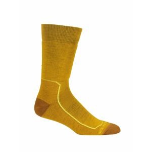 pánské ponožky ICEBREAKER Mens Hike+ Medium Crew, Silent Gold/Clove/Shine velikost: L