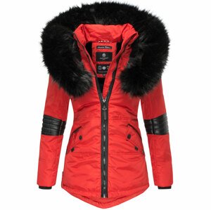 Dámská zimní bunda s kapucí Nirvana Navahoo - RED Velikost: L