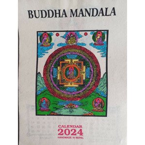 nepálský kalendář 2024 - Buddha Mandala