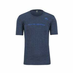 KARPOS Vanoi Merino T-Shirt, Midnight/Diva Blue velikost: L