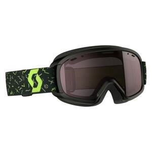 Dětské lyžařské brýle SCOTT Goggle Junior Witty black/green ampl sil chrom velikost: XS/S