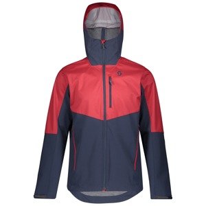 Pánská bunda SCOTT Jacket M's Explorair Ascent, wine red/blue nights velikost: M