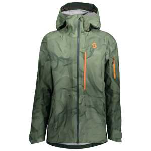 Pánská freeridová bunda SCOTT Jacket M's Vertic 3L, tree green print (vzorek) velikost: M